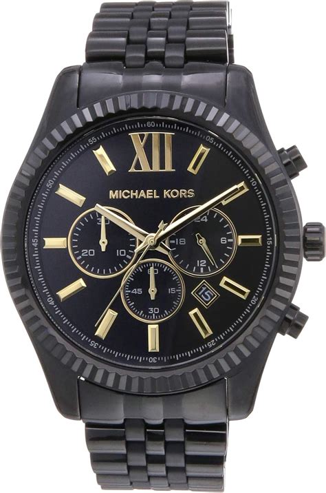 michael kors lexington zwart|Amazon.com: Michael Kors Men's Lexington Analog.